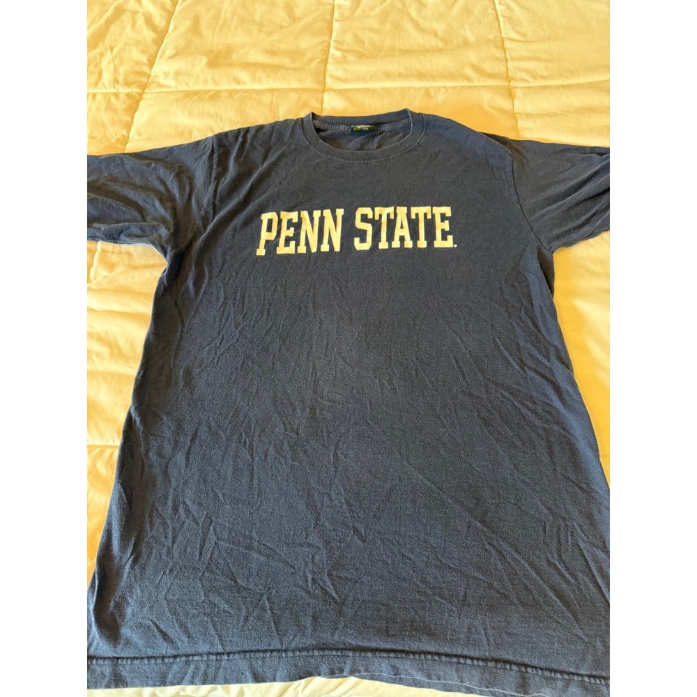 MV Sport Penn State Nittany Lions T-Shirt Navy Blue Mens Large Graphic Tee